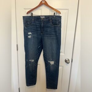 LOFT Women's Skinny Blue Jeans